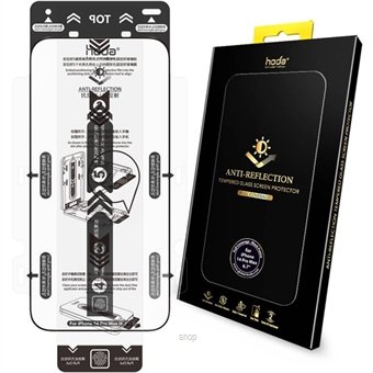 HODA Anti-Reflection Full Coverage Tempered Glass Screen Protector for iPhone