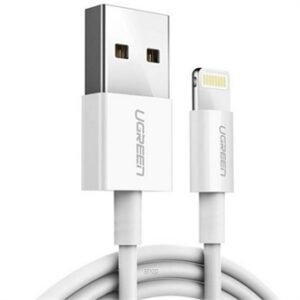 314903_1 Ugreen Alu Case Braided Lightning Cable 1M Silver