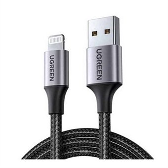 Ugreen USB-A To Lightning Cable Alu Case with Braided 1.5M Black