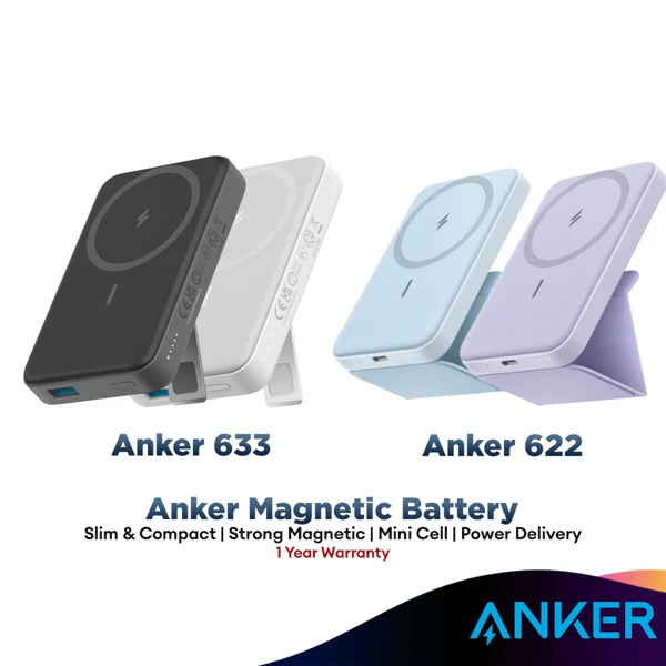 my-11134207-7r98w-lnh0df36e7p9cc Anker 633 Magnetic Battery 10000mAh / Anker 622 Magnetic Battery 5000mAh | Anker A1641 Powerbank | for iPhone